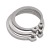 Anel Elastico Aço Inox para Eixo 15mm E-15 DIN471