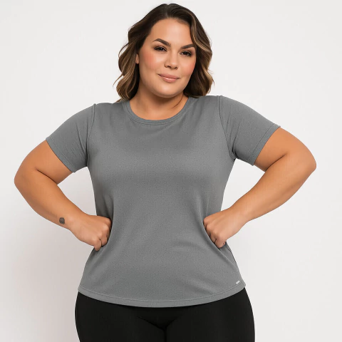 Camiseta camisa feminina dry fit plus size moda fitness academia malhação Tapa Bumbum P M G GG G1 G2(Vermelho,G1) - comprar online