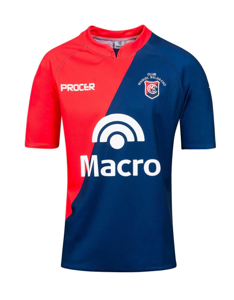 Camiseta Rugby Manuel Belgrano Con Publicidad Procer #9754