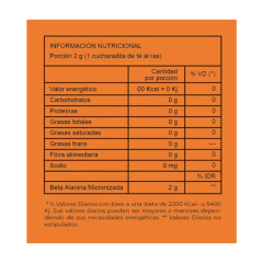 Beta Alanina 100% Pure 300g – X Body en internet
