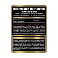 Creatina Monohidratada 300g Doypack - Gold Nutrition en internet