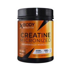 Creatina Monohidratada 300g Micronizada Pote - XBody