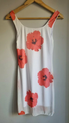 vestido corto flores - comprar online