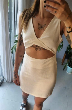 vestido cruzado en internet