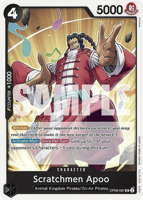 OP08-087 Scratchmen Apoo