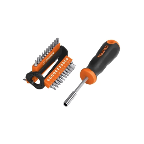 DESTORNILLADOR MULTIPUNTA - ENCASTRE 1/4" - 33 PUNTAS - 13595 - TRUPER