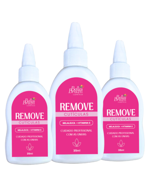 Kit 3 Remove Bella Brazil - Removedor de Cuticulas 35ml - (cópia) - comprar online