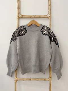 Sweater Aplique Lentejuelas en internet