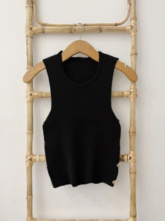 Top Lycra con Botones