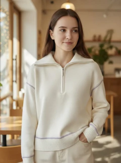 Sweater Polera Combinado De Bremer - comprar online