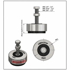 VIBRA STOP MAC 5/16X62MM - 800KG - loja online