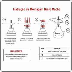 VIBRA STOP MICRO II 3/8X55MM - 280KG - Dra da Borracha
