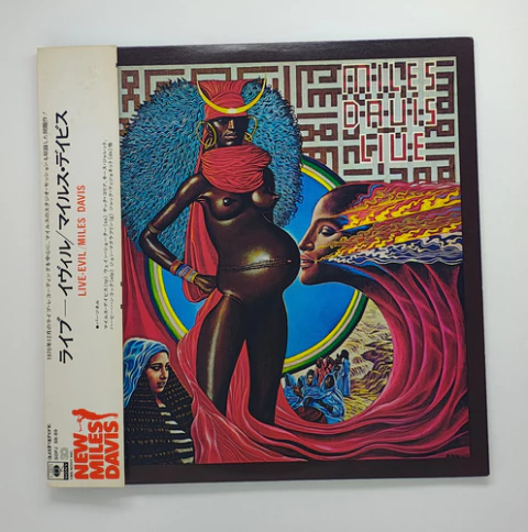 Lp Miles Davis Live Evil Japonês/japan Obi Encarte Edição Japonesa