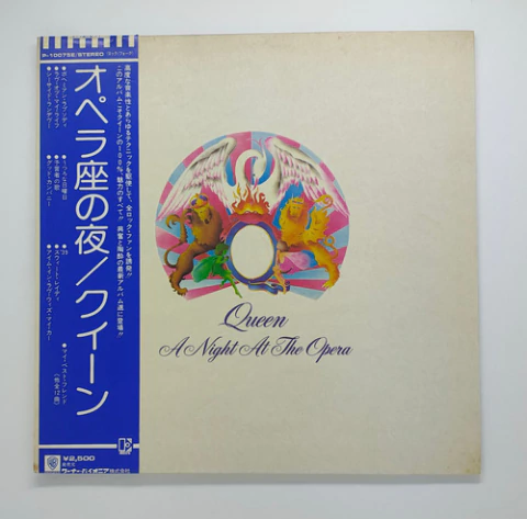 Lp Queen A Night At The Opera Japonês/japan Obi Encarte Edição Japonesa