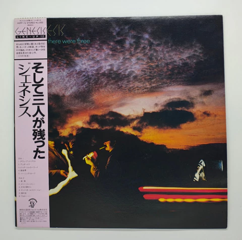 Lp Genesis And Then There Were Three Japan Obi Encarte Edição Japonesa