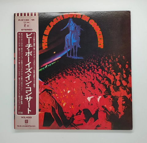 Lp Beach Boys In Concert Japan Obi Encarte Edição Japonesa