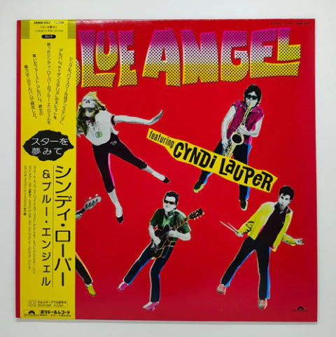 Lp Cyndi Lauper Blue Angel Dream Of A Star Japan Obi Encarte Edição Japonesa