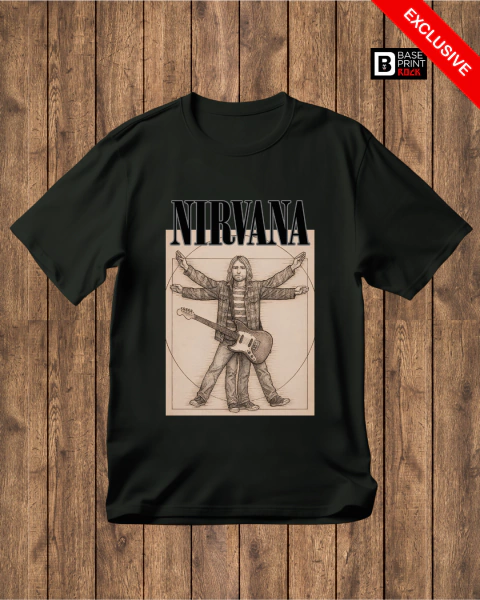 Camiseta BP Rock - Nirvana Kurt Vitruviano