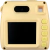 Mini câmera digital Yashica Snoopy Creme com visor LCD de 2", zoom digital 4x, gravação de vídeo e suporte para cartão Micro SD de até 32GB. - (cópia)