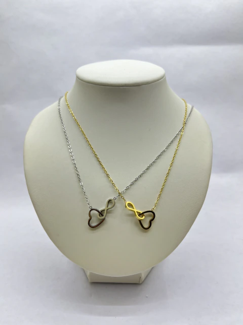 Collar corazón más infinito