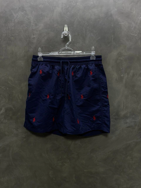 POLO RALPH LAUREN BEACH SHORTS NAVY - USADO