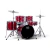 MAPEX Cm5294ftcir Batería Comet 5 Cuerpos Bombo 22" Fierros Platillos Roja