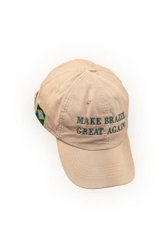 Boné - Make Brazil Great Again - Bege
