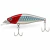 Isca Artificial Shad Crank Sumax Ssc80 Pesca Água Doce cor:040 prata cabeça vermelha - Paraqueda Náutica
