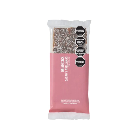 BARRA MUECAS CACAO Y AVELLANA X U.