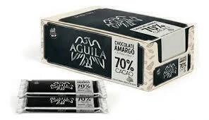 BARRITA CHOC. 70% CACAO X 14 G. AGUILA
