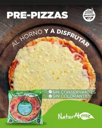 PRE PIZZA MASA ZANAHORIA X 2 U NATURALRROZ