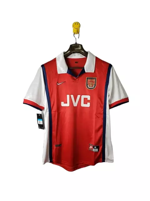 Camisa Arsenal Retrô 1998 Vermelha e Branca - Nike - comprar online