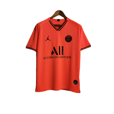 Camisa Paris Saint-Germain II 19/20 - Torcedor Jordan Masculina - Laranja com detalhes em preto