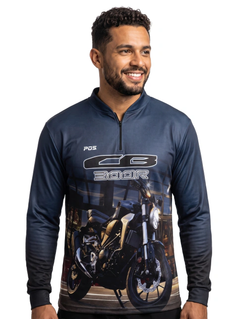 Camisa Moto Style - Elastano - Ref19