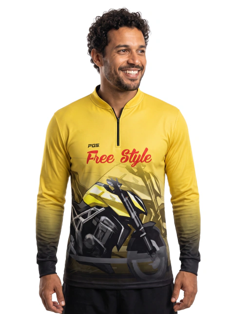 Camisa Moto Style - Elastano - Ref20