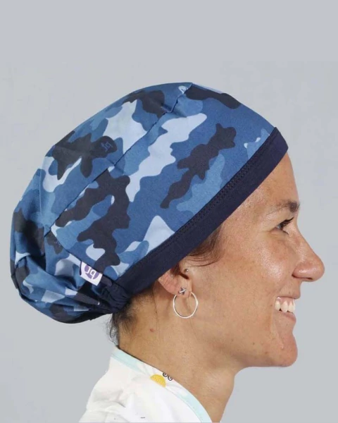 Guerrera blue - Cofia elástico - comprar online