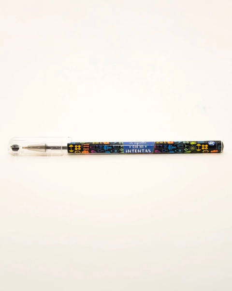 Lo único imposible es aquello que no se intenta - Lapicera tinta Negra - comprar online