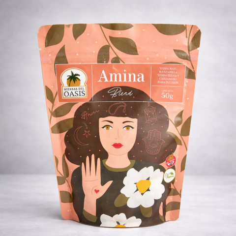 Té Blend Amina Hierbas Del Oasis 50g