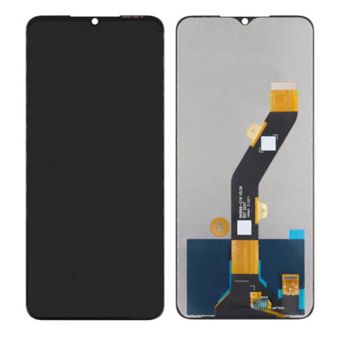 Frontal Tela Display LCD Infinix Hot 30I - Smart 7 - Smart 7 Plus - Pop 7 - Itel A70 - Itel A50 - X6517 Sem Aro