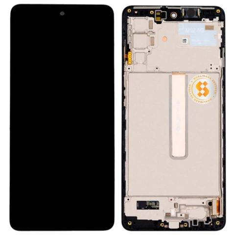Frontal Tela Display LCD Samsung M52 5G - M526 Com Aro