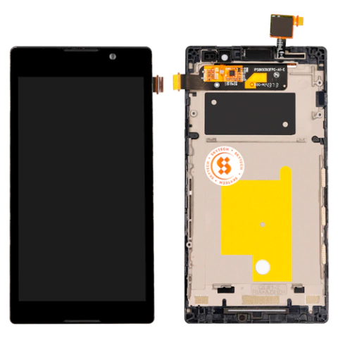 Frontal Tela Display LCD Sony Xperia C Com Aro