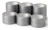 Fita Silver Tape Multiuso 45mm X 50 Metros Reforçada Cinza Silver Lisa