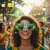 Óculos Escuro Bandeira do Brasil Copa Do Mundo Zein Fantasia - Trilha Multicoisas