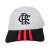 Boné Flamengo Branco Preto e Vermelho com o CRF e Litras - comprar online