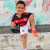 Kit Infantil Flamengo Camisa I 24-25 - Vermelha e Preta Unissex P-E - Camisas de Futebol | Loja Futmoda