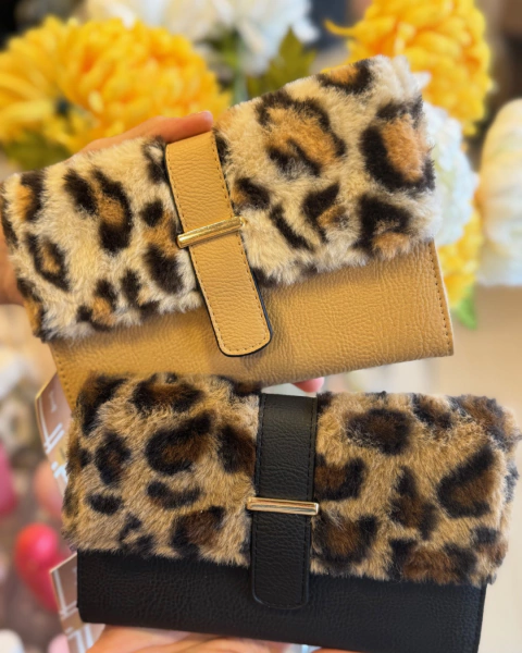 LIMA BILLETERA ANIMAL PRINT EN 4 COLORES