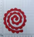 MINI FLOR ESPIRAL EM VOAL (2CM)- 04 RECORTES - Fino Corte Ateliê