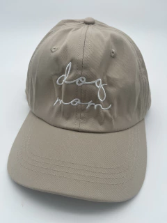Gorra Dog Mom - mamá perruna -Caqui/beige en internet
