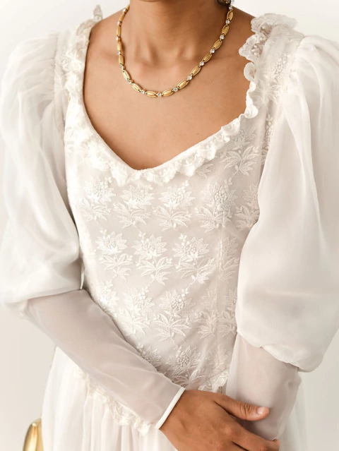 VESTIDO DE NOIVA CAMPONESA - comprar online