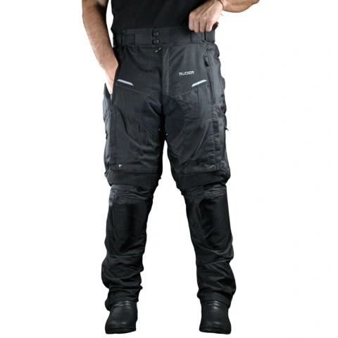 Pantalon Moto Hombre Ruder Shadow Impermeable Protecciones